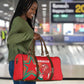 Morocco WC Football 2026 Travel Bag Go Champions Lion Spirit - African Pride