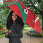 Morocco WC Football 2026 Umbrella Go Champions Lion Spirit - African Pride