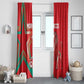 Morocco WC Football 2026 Window Curtain Go Champions Lion Spirit - African Pride
