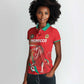 Custom Morocco WC Football 2026 Women Polo Shirt Go Champions Lion Spirit - African Pride