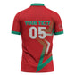 Custom Morocco WC Football 2026 Zipper Polo Shirt Go Champions Lion Spirit - African Pride