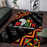 Black History Month Area Rug One Month Can't Hold Our History