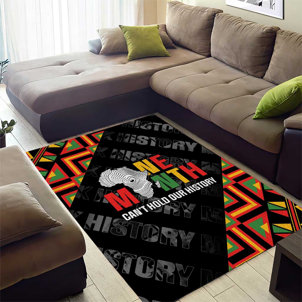 Black History Month Area Rug One Month Can't Hold Our History