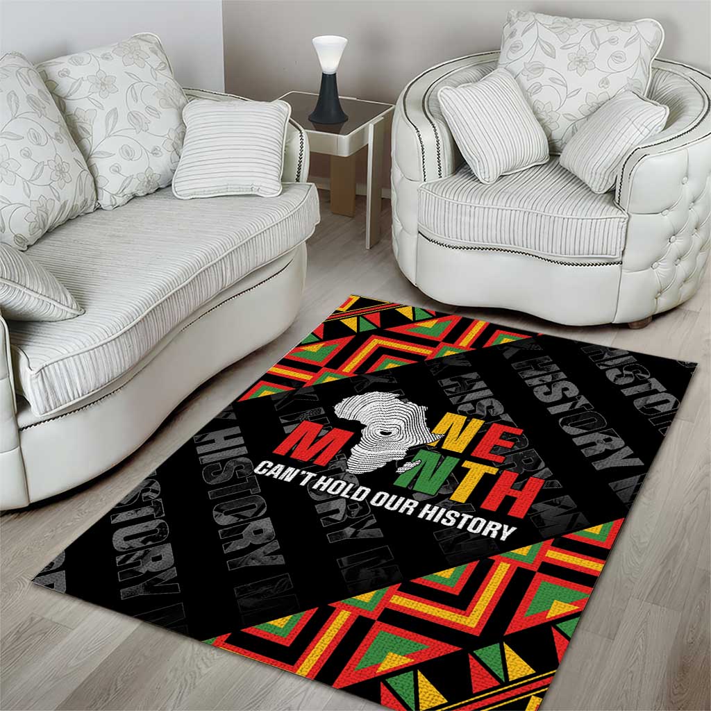 Black History Month Area Rug One Month Can't Hold Our History