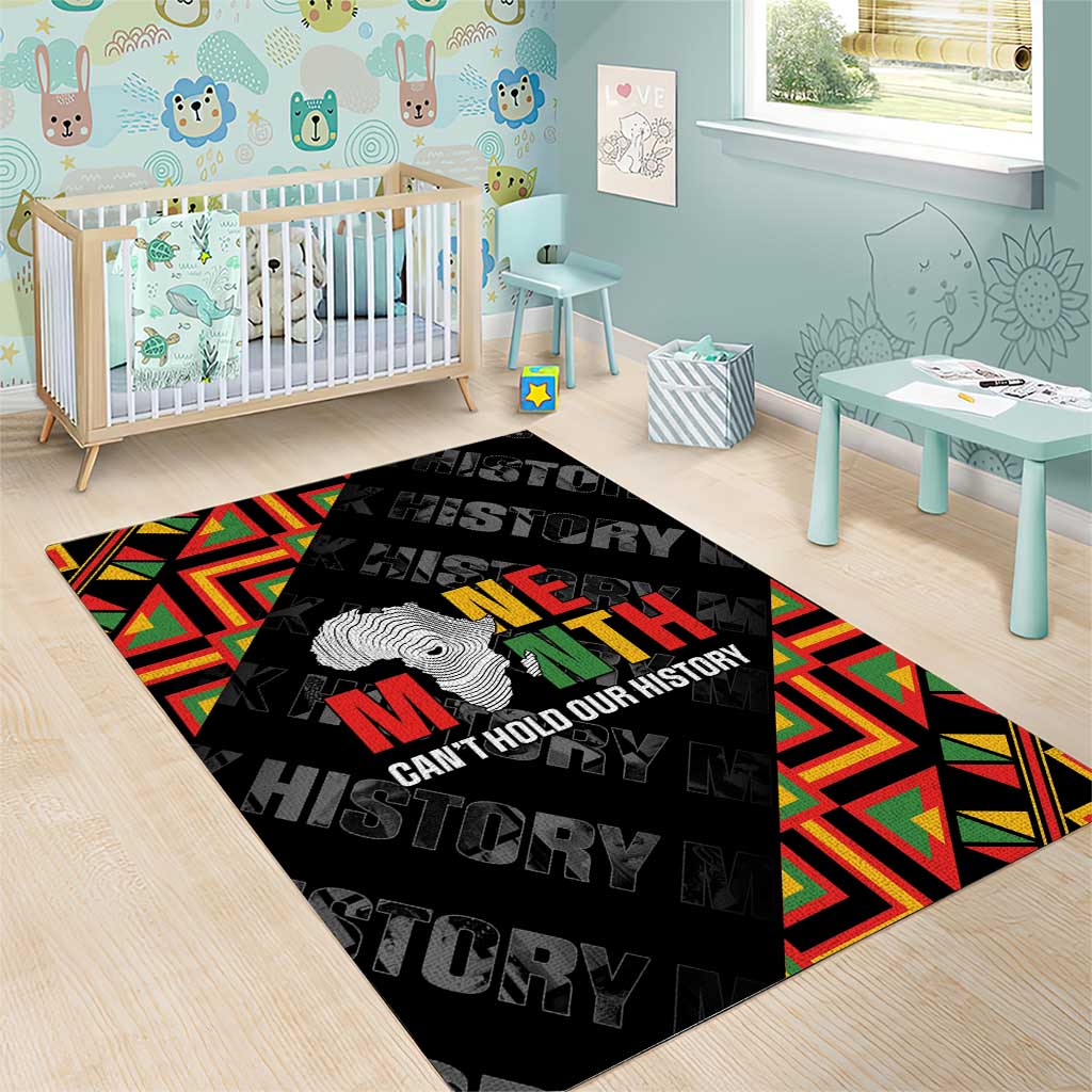 Black History Month Area Rug One Month Can't Hold Our History