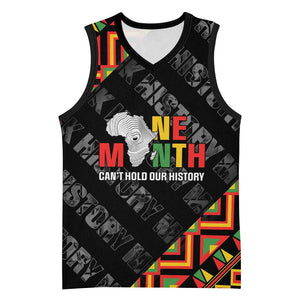 Black History Month Basketball Jersey One Month Can't Hold Our History - African Pride