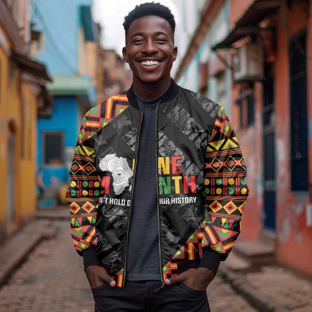 Black History Month Bomber Jacket One Month Can't Hold Our History