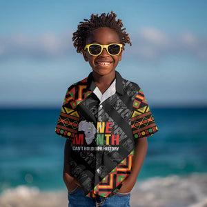 Black History Month Kid Hawaiian Shirt One Month Can't Hold Our History