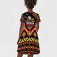 Black History Month Kid Short Sleeve Dress One Month Can't Hold Our History