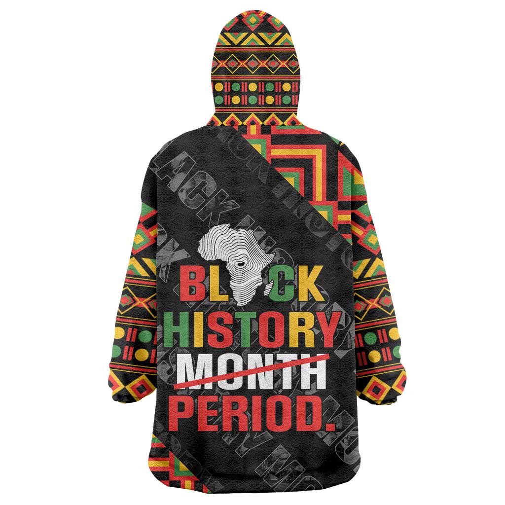 Black History Month Kid Wearable Blanket Hoodie One Month Can't Hold Our History