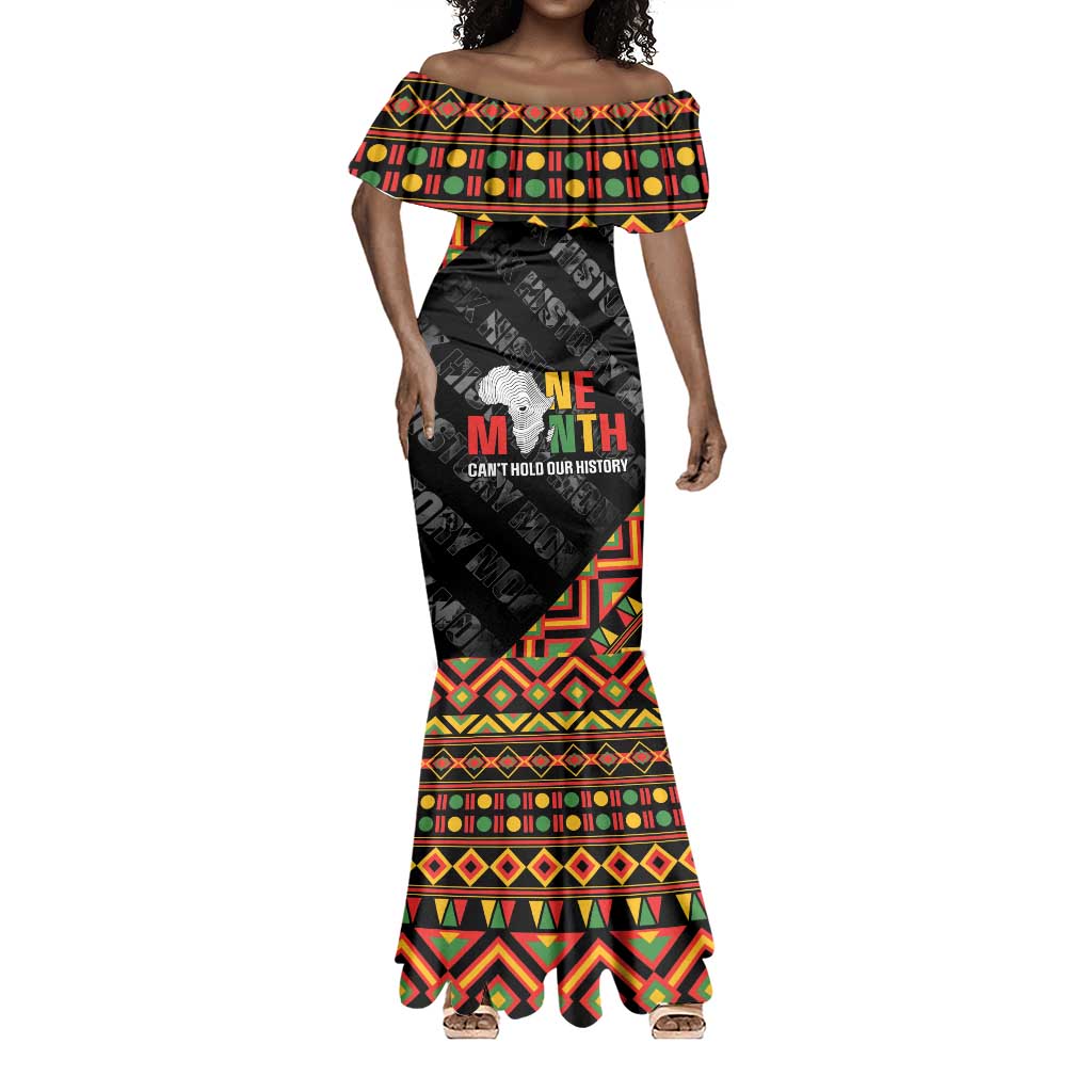 Black History Month Mermaid Dress One Month Can't Hold Our History