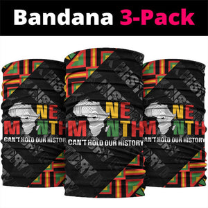 Black History Month Neck Gaiter One Month Can't Hold Our History LT05