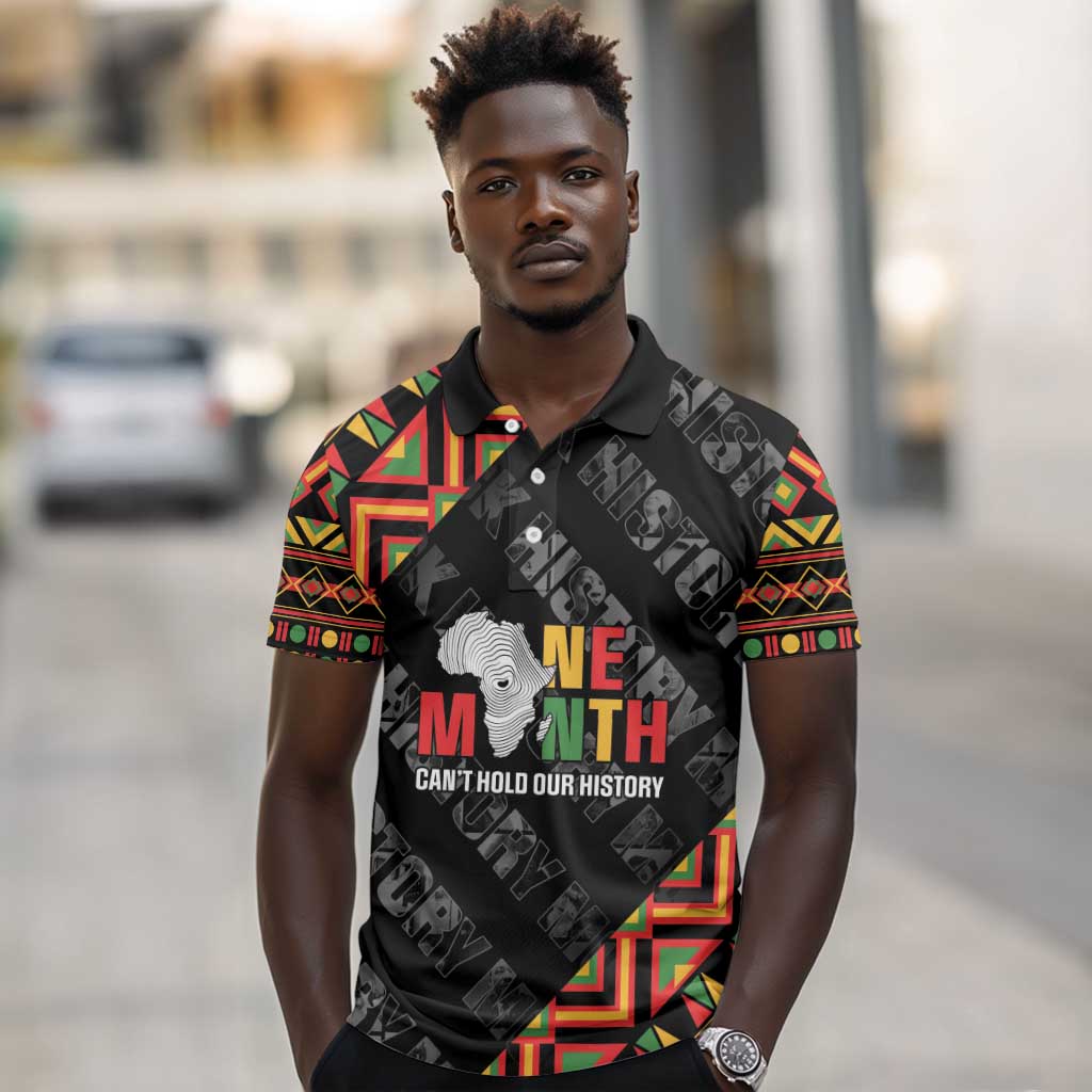 Black History Month Polo Shirt One Month Can't Hold Our History
