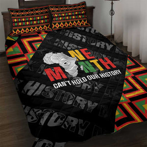 Black History Month Quilt Bed Set One Month Can't Hold Our History