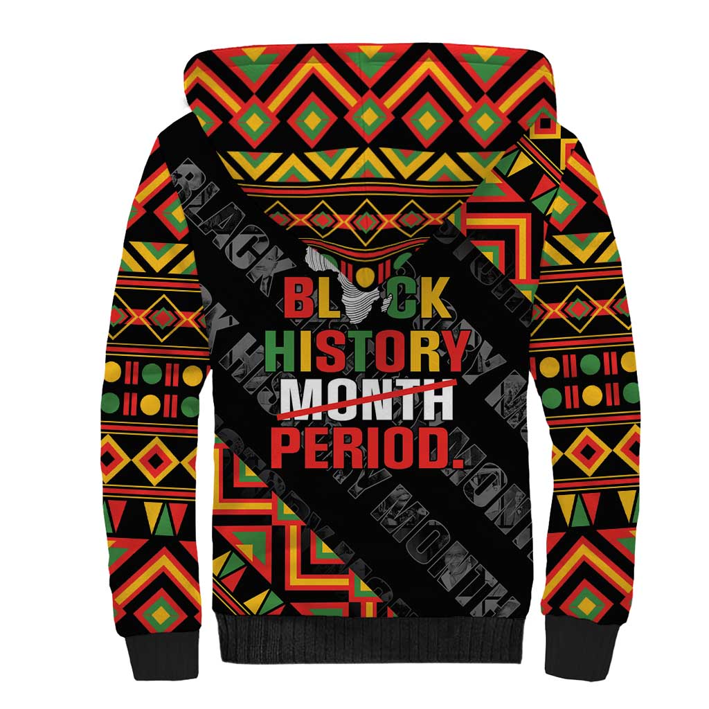 Black History Month Sherpa Hoodie One Month Can't Hold Our History