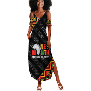 Black History Month Summer Maxi Dress One Month Can't Hold Our History