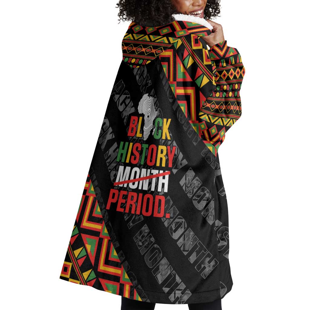 Black History Month Wearable Blanket Hoodie One Month Can't Hold Our History
