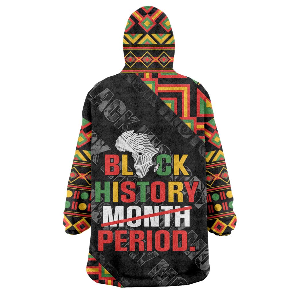 Black History Month Wearable Blanket Hoodie One Month Can't Hold Our History