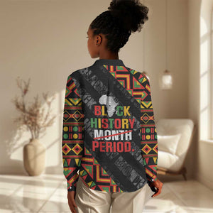 Black History Month Women Casual Shirt One Month Can't Hold Our History LT05