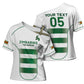 Custom Zimbabwe Sables Rugby Cross Shoulder Shirt Sporty Style