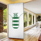 Custom Zimbabwe Sables Rugby Door Cover Sporty Style