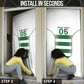 Custom Zimbabwe Sables Rugby Door Cover Sporty Style