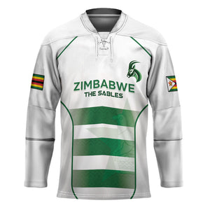 Custom Zimbabwe Sables Rugby Hockey Jersey Sporty Style