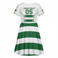 Custom Zimbabwe Sables Rugby Kid Short Sleeve Dress Sporty Style