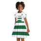 Custom Zimbabwe Sables Rugby Kid Short Sleeve Dress Sporty Style