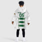 Custom Zimbabwe Sables Rugby Kid Wearable Blanket Hoodie Sporty Style