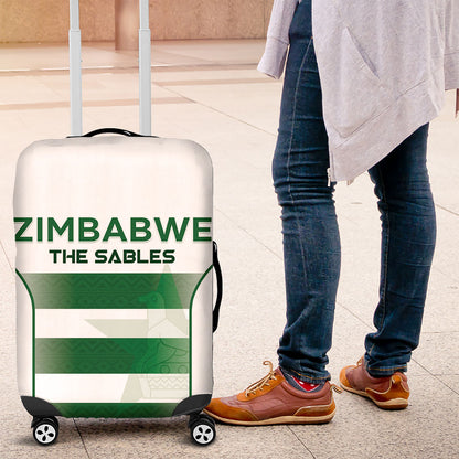 Zimbabwe Sables Rugby Luggage Cover Sporty Style
