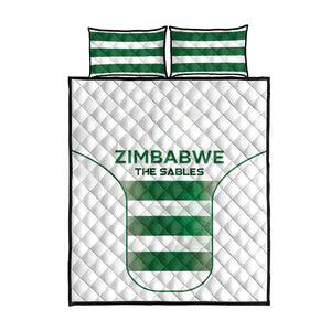 Zimbabwe Sables Rugby Quilt Bed Set Sporty Style
