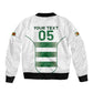 Custom Zimbabwe Sables Rugby Sleeve Zip Bomber Jacket Sporty Style