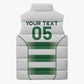 Custom Zimbabwe Sables Rugby Sleeveless Puffer Jacket Sporty Style