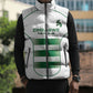 Custom Zimbabwe Sables Rugby Sleeveless Puffer Jacket Sporty Style