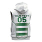 Custom Zimbabwe Sables Rugby Sleeveless Zip Hoodie Sporty Style