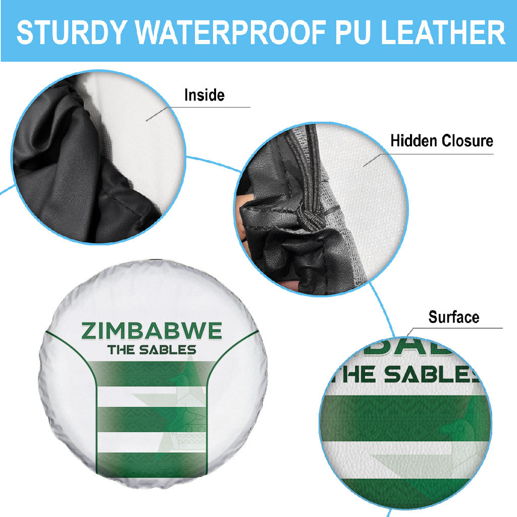 Zimbabwe Sables Rugby Spare Tire Cover Sporty Style