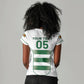 Custom Zimbabwe Sables Rugby Women V-Neck T-Shirt Sporty Style