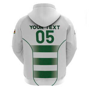 Custom Zimbabwe Sables Rugby Zip Hoodie Sporty Style
