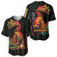 Steppin' into Juneteenth 1865 Baseball Jersey Melanin Cowgirl Grunge Style