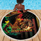 Steppin' into Juneteenth 1865 Beach Blanket Melanin Cowgirl Grunge Style