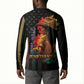 Steppin' into Juneteenth 1865 Button Sweatshirt Melanin Cowgirl Grunge Style
