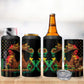 Steppin' into Juneteenth 1865 4 in 1 Can Cooler Tumbler Melanin Cowgirl Grunge Style