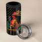 Steppin' into Juneteenth 1865 4 in 1 Can Cooler Tumbler Melanin Cowgirl Grunge Style