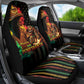 Steppin' into Juneteenth 1865 Car Seat Cover Melanin Cowgirl Grunge Style