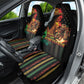 Steppin' into Juneteenth 1865 Car Seat Cover Melanin Cowgirl Grunge Style