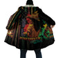 Steppin' into Juneteenth 1865 Cloak Melanin Cowgirl Grunge Style