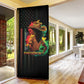 Steppin' into Juneteenth 1865 Door Cover Melanin Cowgirl Grunge Style