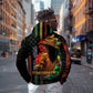 Steppin' into Juneteenth 1865 Hoodie Melanin Cowgirl Grunge Style
