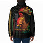 Steppin' into Juneteenth 1865 Padded Jacket Melanin Cowgirl Grunge Style